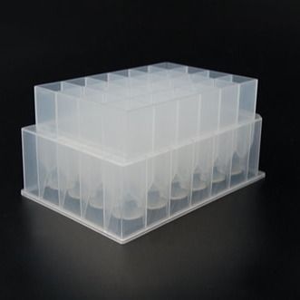 O poço profundo da parte inferior 24 do poço V do quadrado chapeia o ajuste 15mL para o purificador de grande volume da amostra